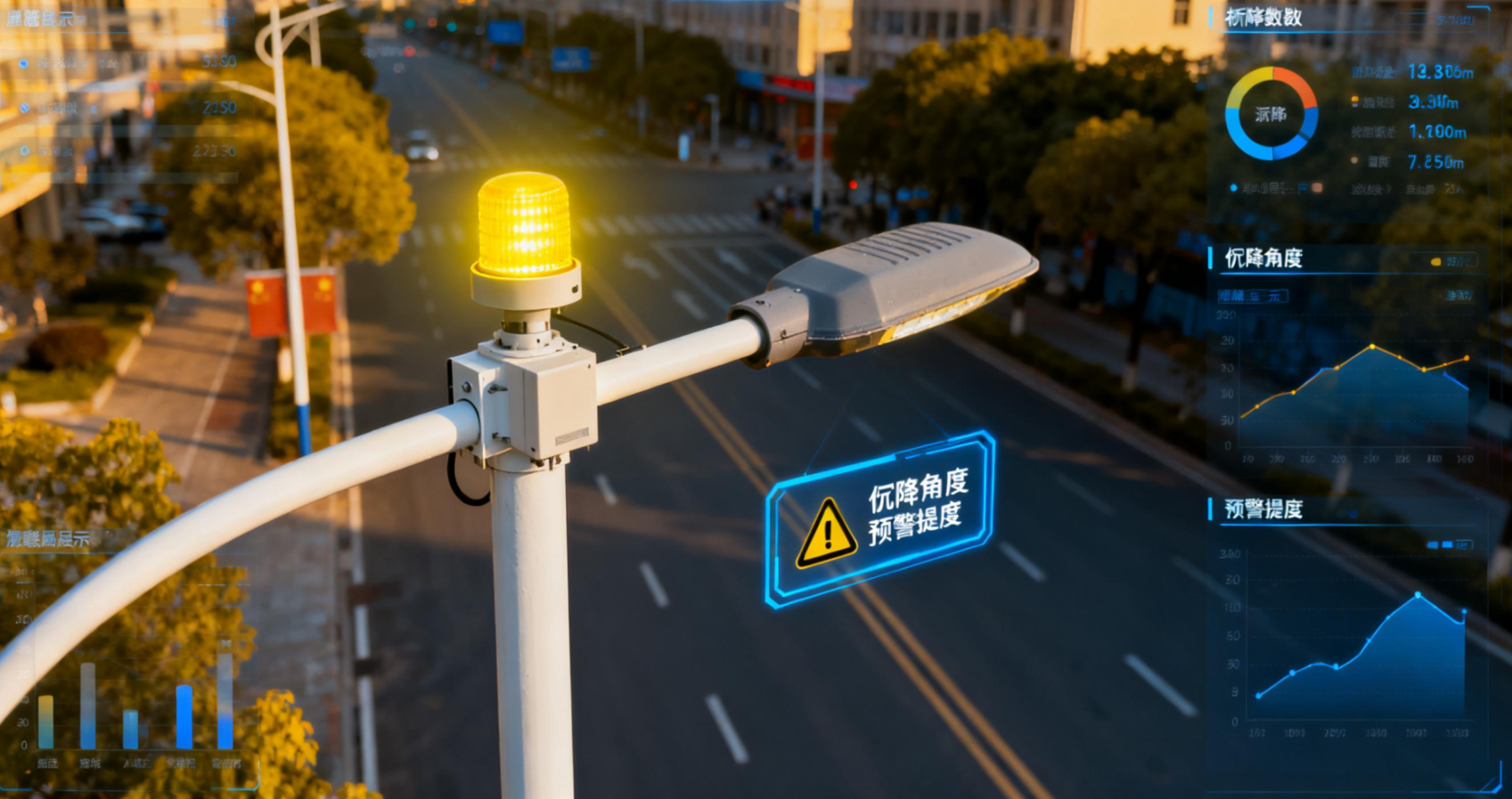 倾角传感器守护路灯安全 倾角传感器守护路灯安全